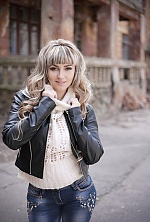 Elena , 38 years old – blonde hair,  green eyes from Konstantinovka, Ukraine - Photo 409663