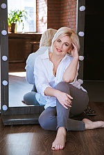 Oksana , 50 years old – blonde hair,  green eyes from Cerkasy, Ukraine - Photo 1133773