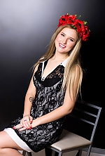 Olga , 28 years old – blonde hair,  black eyes from Kamianske, Ukraine - Photo 176843